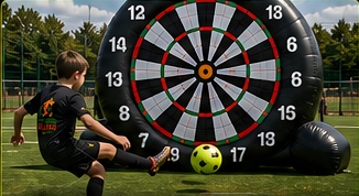 Giant football darts