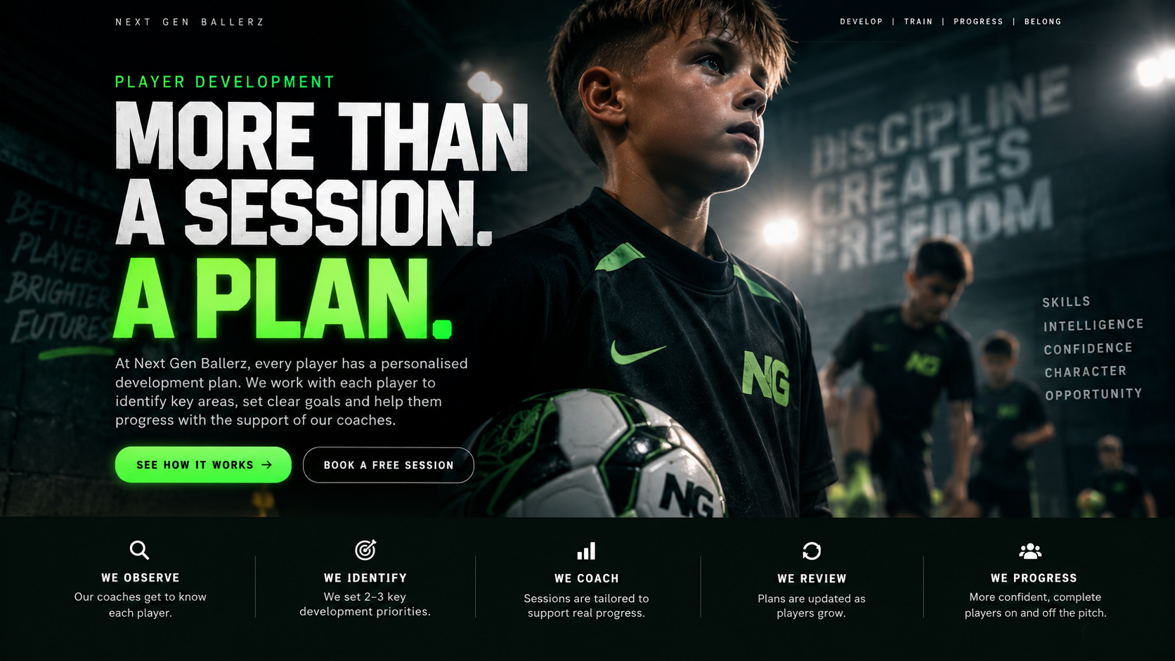 Next Gen Ballerz player development: more than a session, a plan