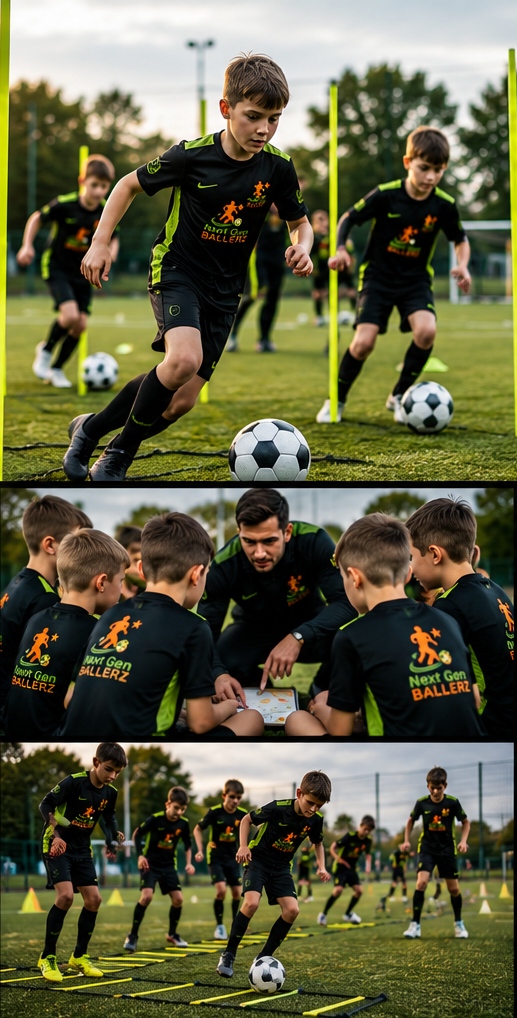 Football coaching session